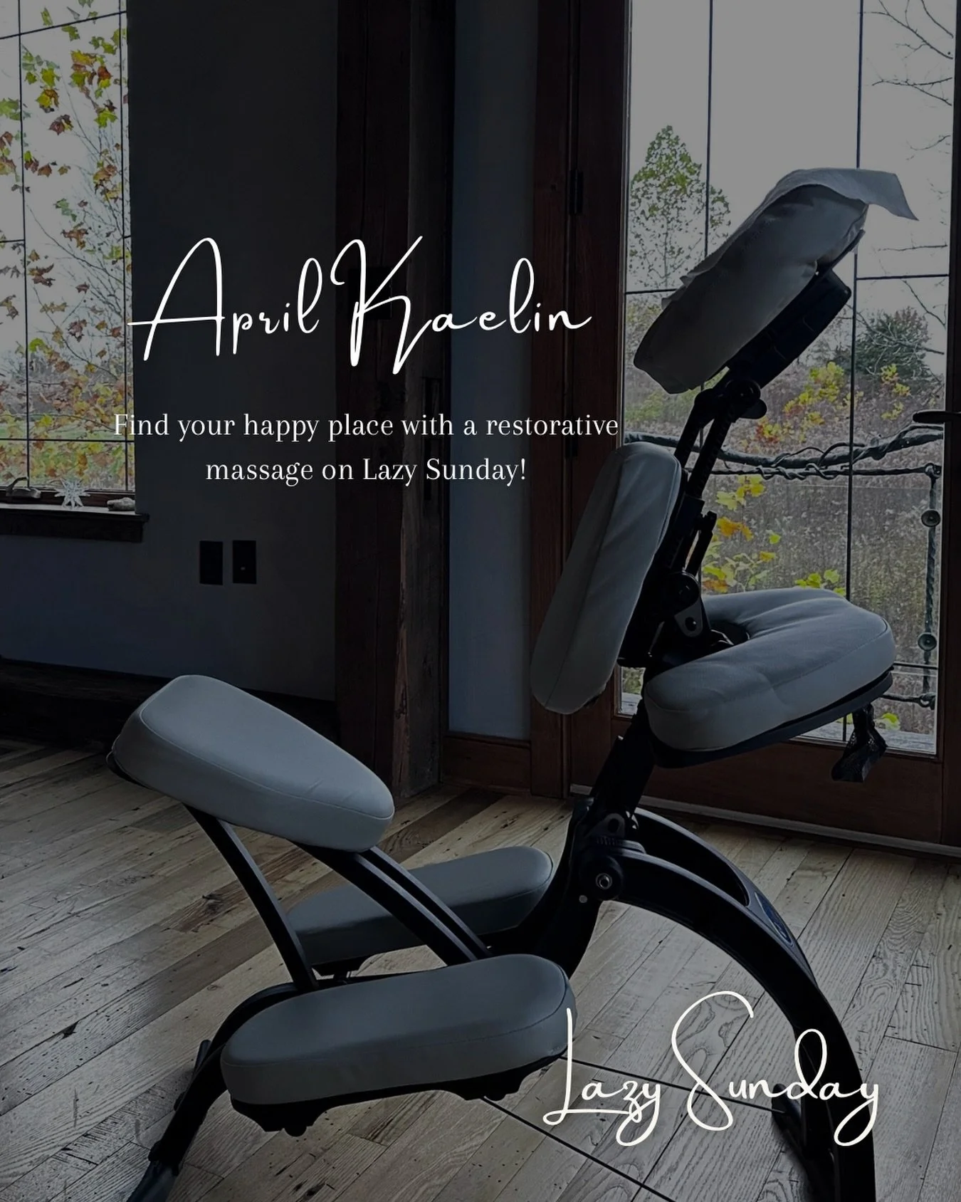 @apeycain may look familiar from our previous Lazy Sundays.

She offers the most relaxing &amp; restorative massages &amp; will be set up at our Dec. 14th Lazy Sunday.

If you&rsquo;ve been craving relaxation, this is your sign. ✨