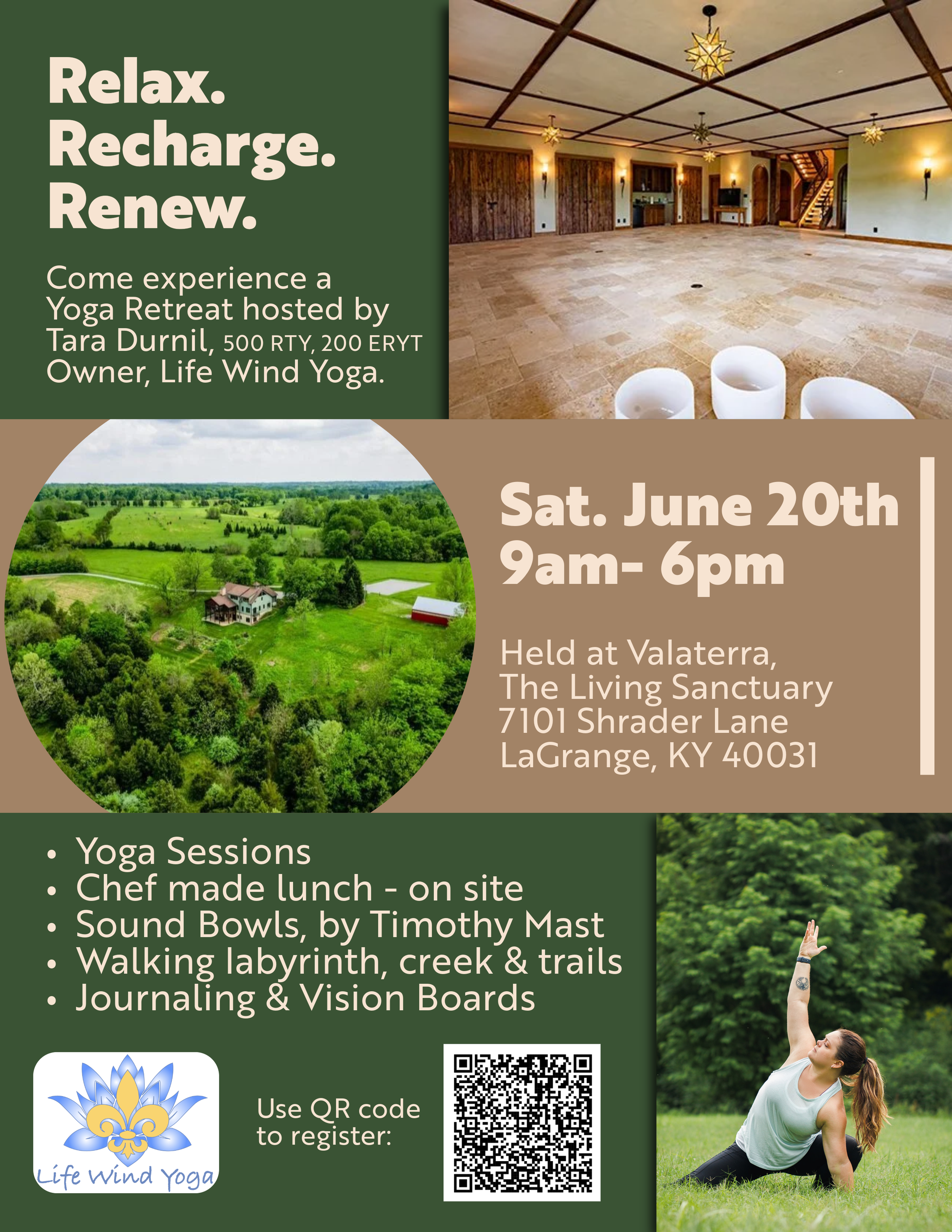 Relax. Recharge. Renew. Retreat