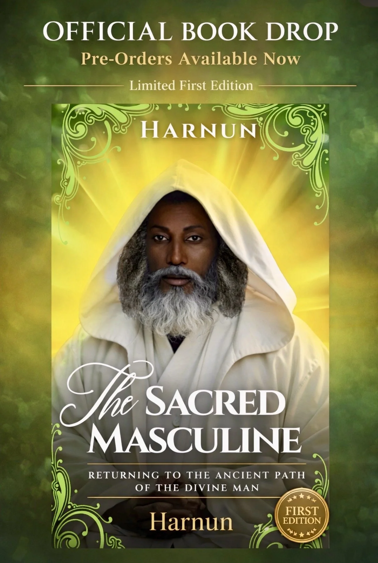The Sacred Masculine Book by Harnun