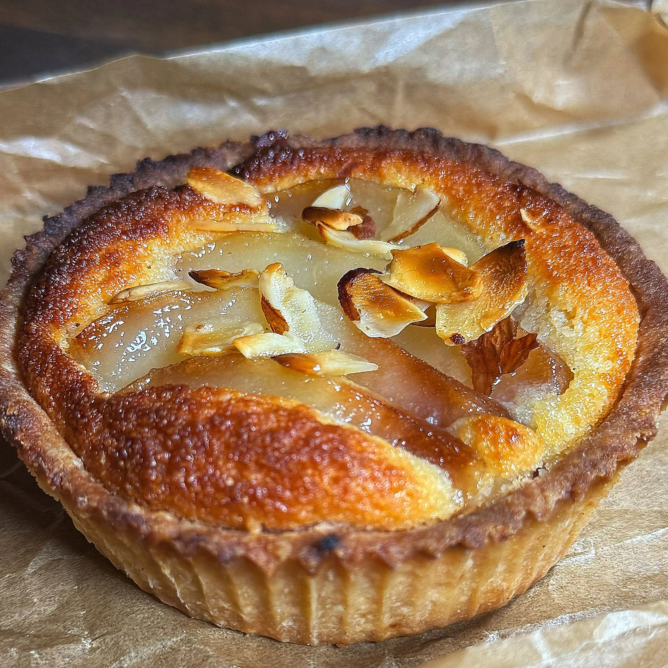 Pear Frangipani Tart
