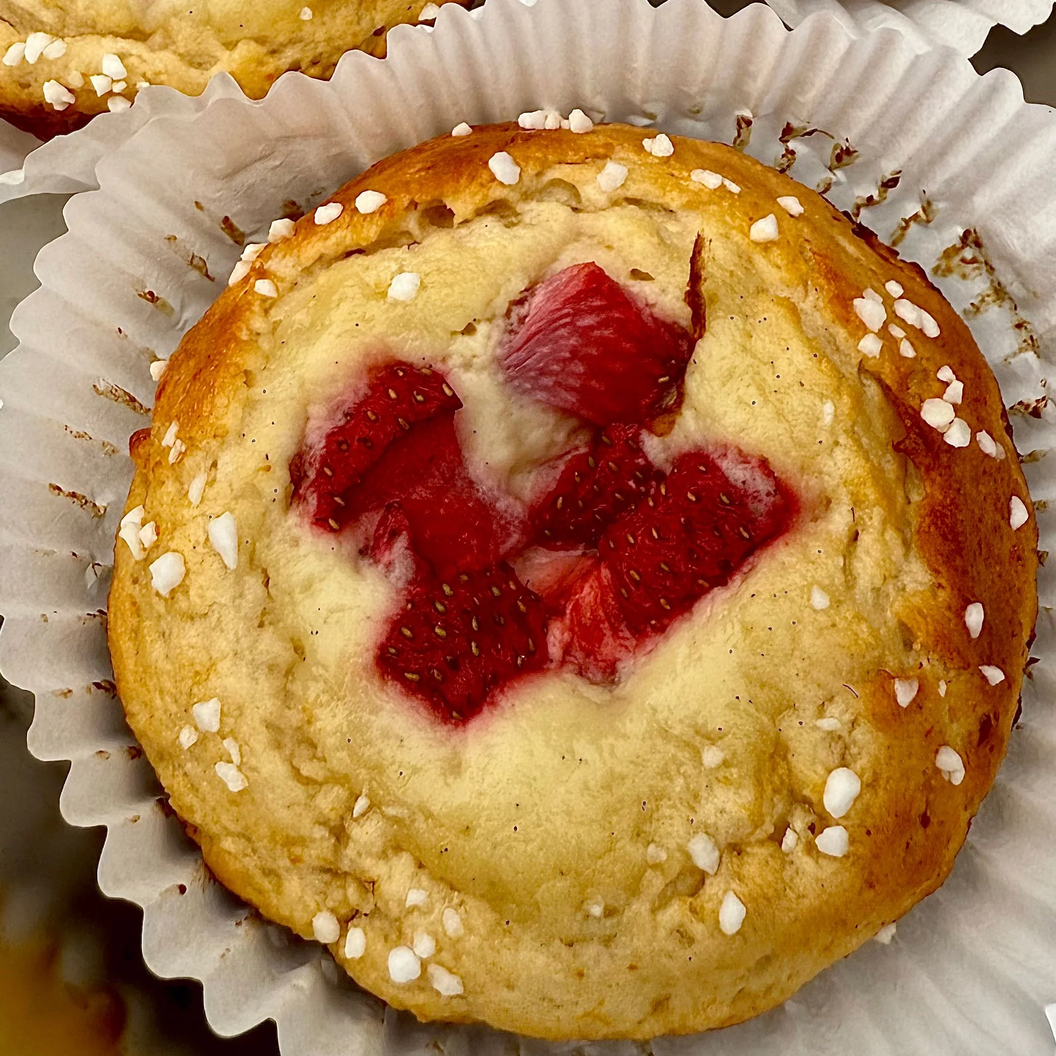 Strawberry Custard Brioche