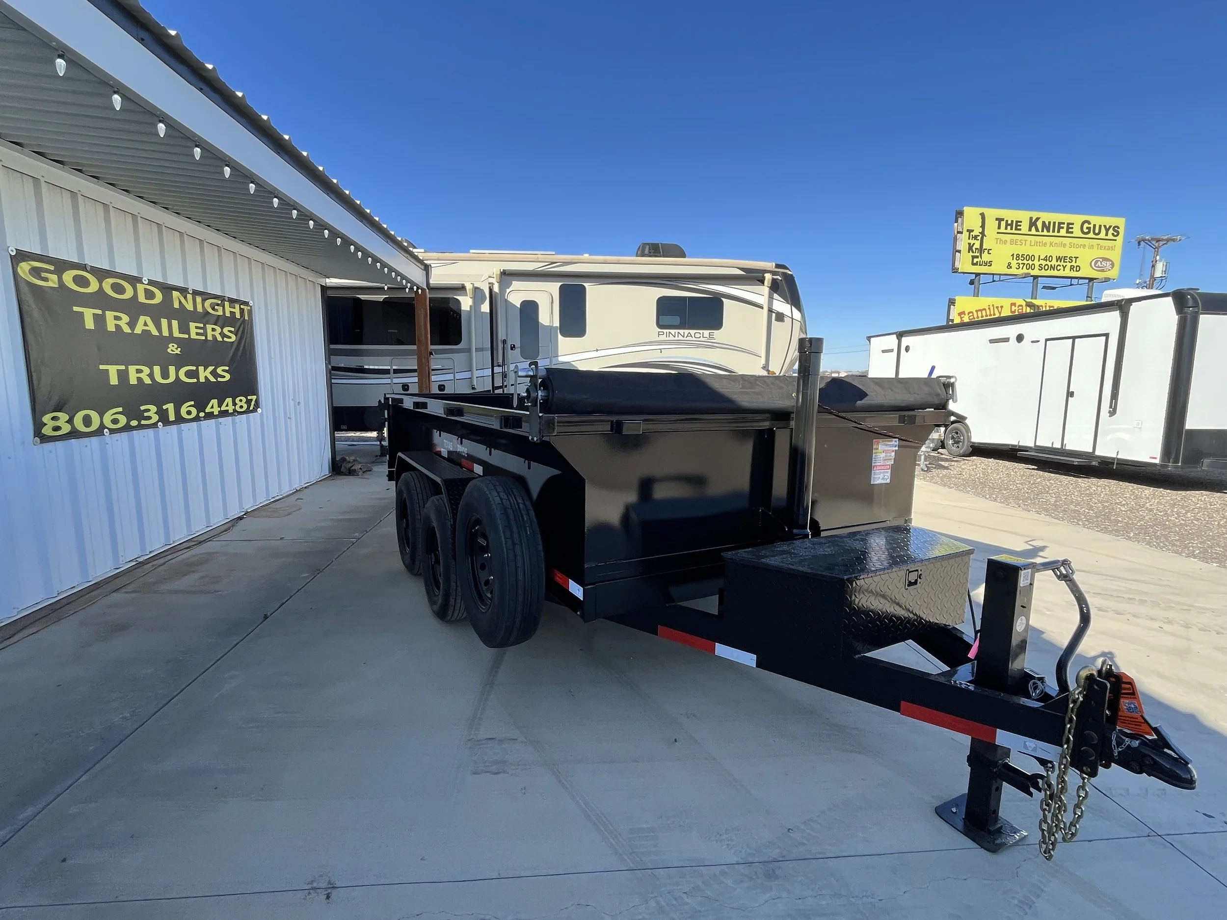 2026, TEXAS PRIDE, DUMP, 12FT X 83IN, 12 FT BUMPER PULL 2 FT WALL 14K SPARE TARP AND RAMPS B083971 - $8,886.00