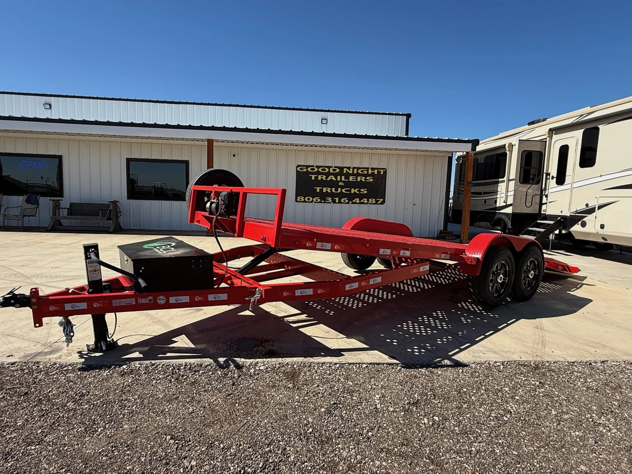 20FT X 83IN, 14K - CAR HAULER FULLY HYDRAULIC ALLOY WHEEL & WINCH B227171 - 2024 Stingray - $11,586.00