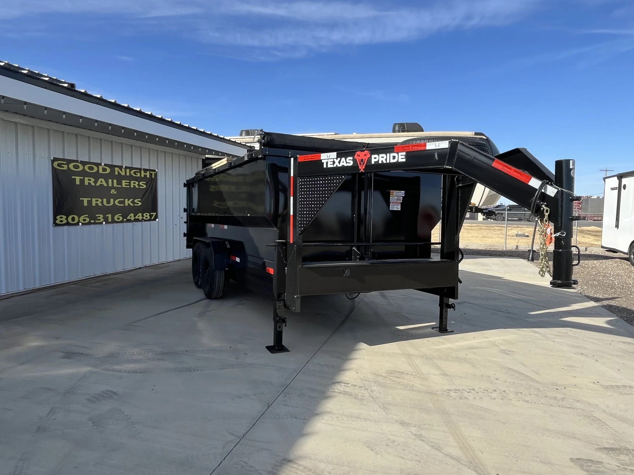 2026, TEXAS PRIDE DUMP, 16FT X 83IN - 16FT G/N DUMP 3/16 FLOOR TARP RAMPS SPARE 16K 14P/Y B083440 - $12,986.00
