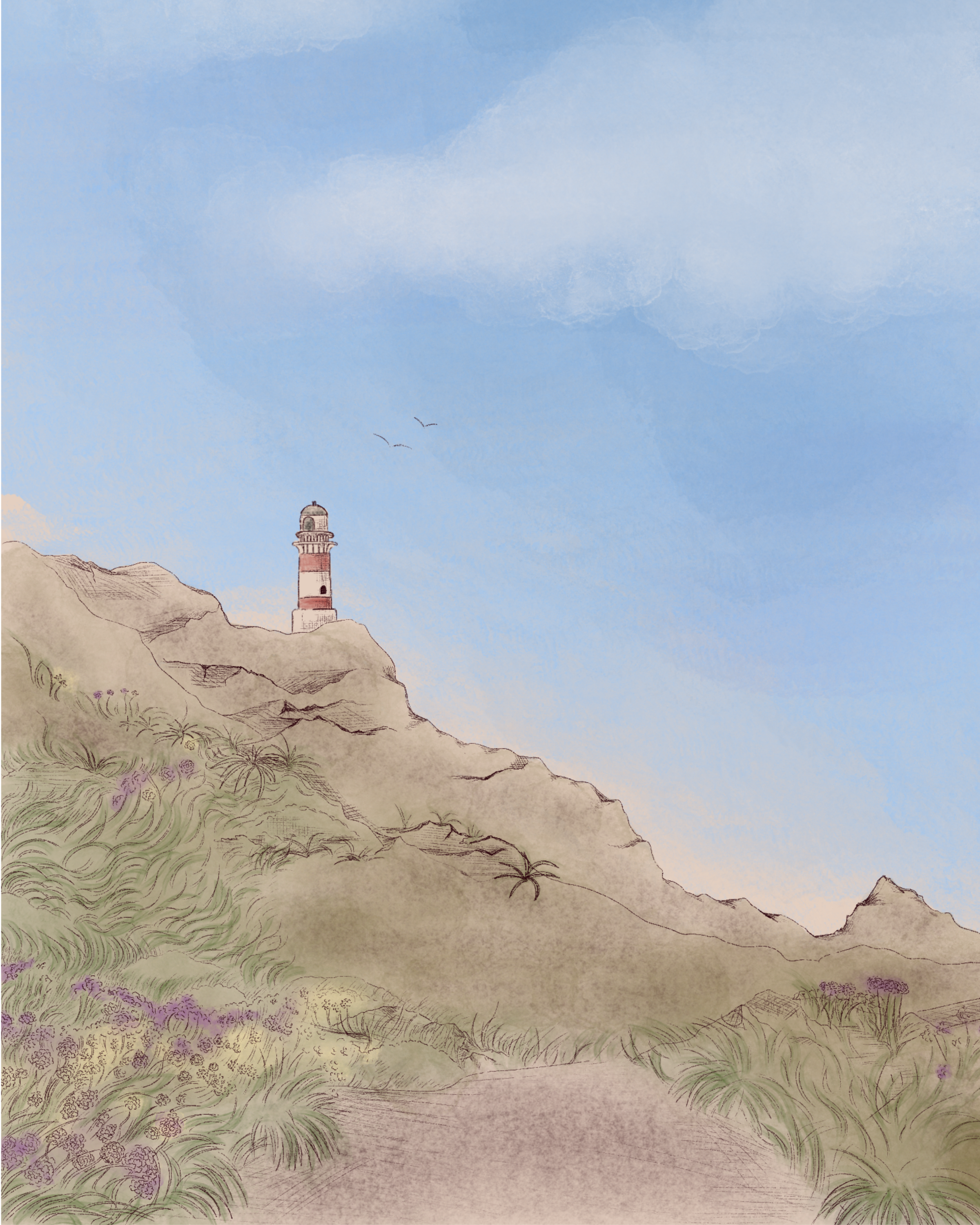 The Lighthouse (Print) 8x10