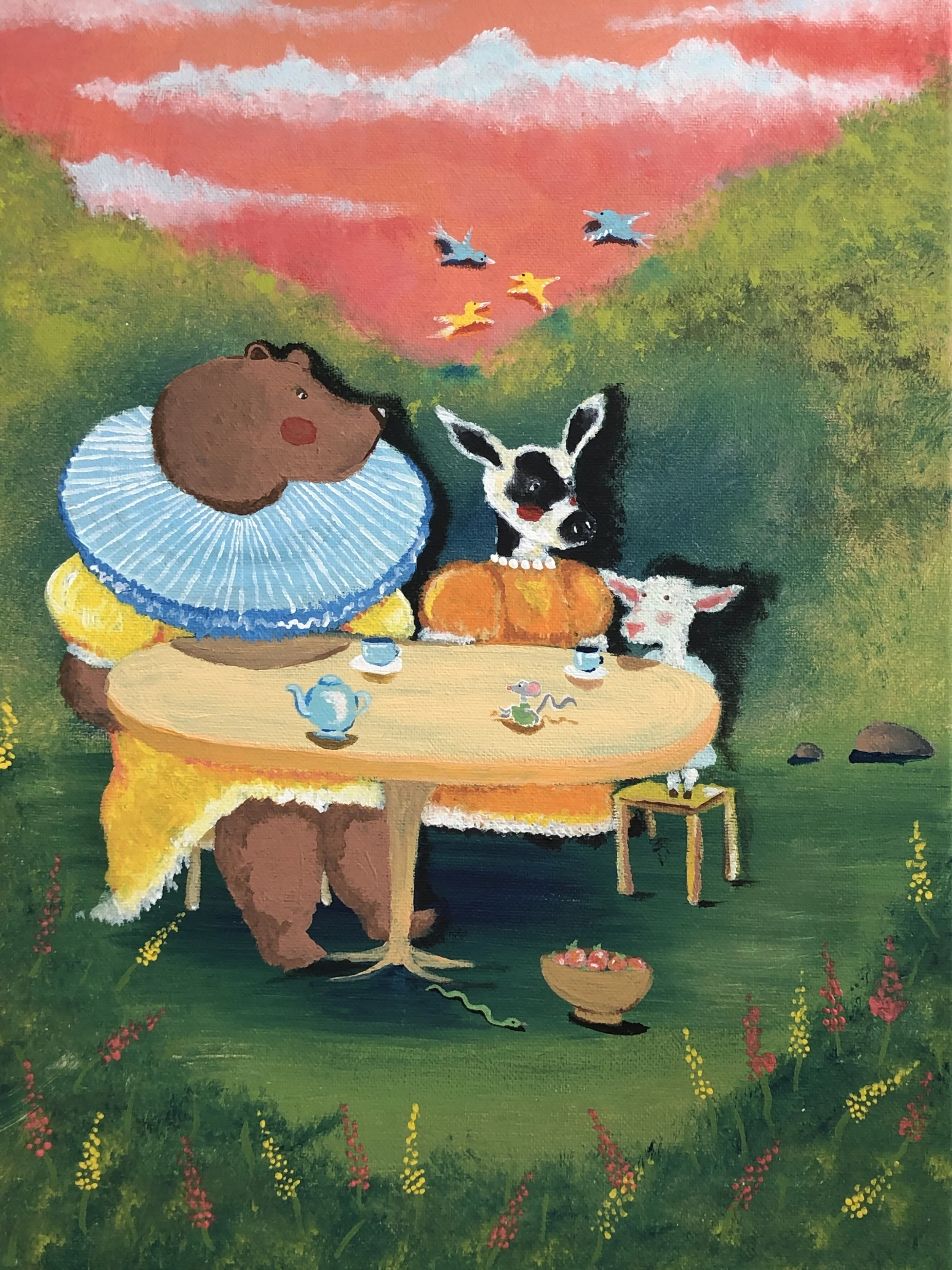 Tea Party (Print) 8x10"