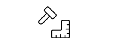 Silhouette of a gavel above a legal or courthouse building