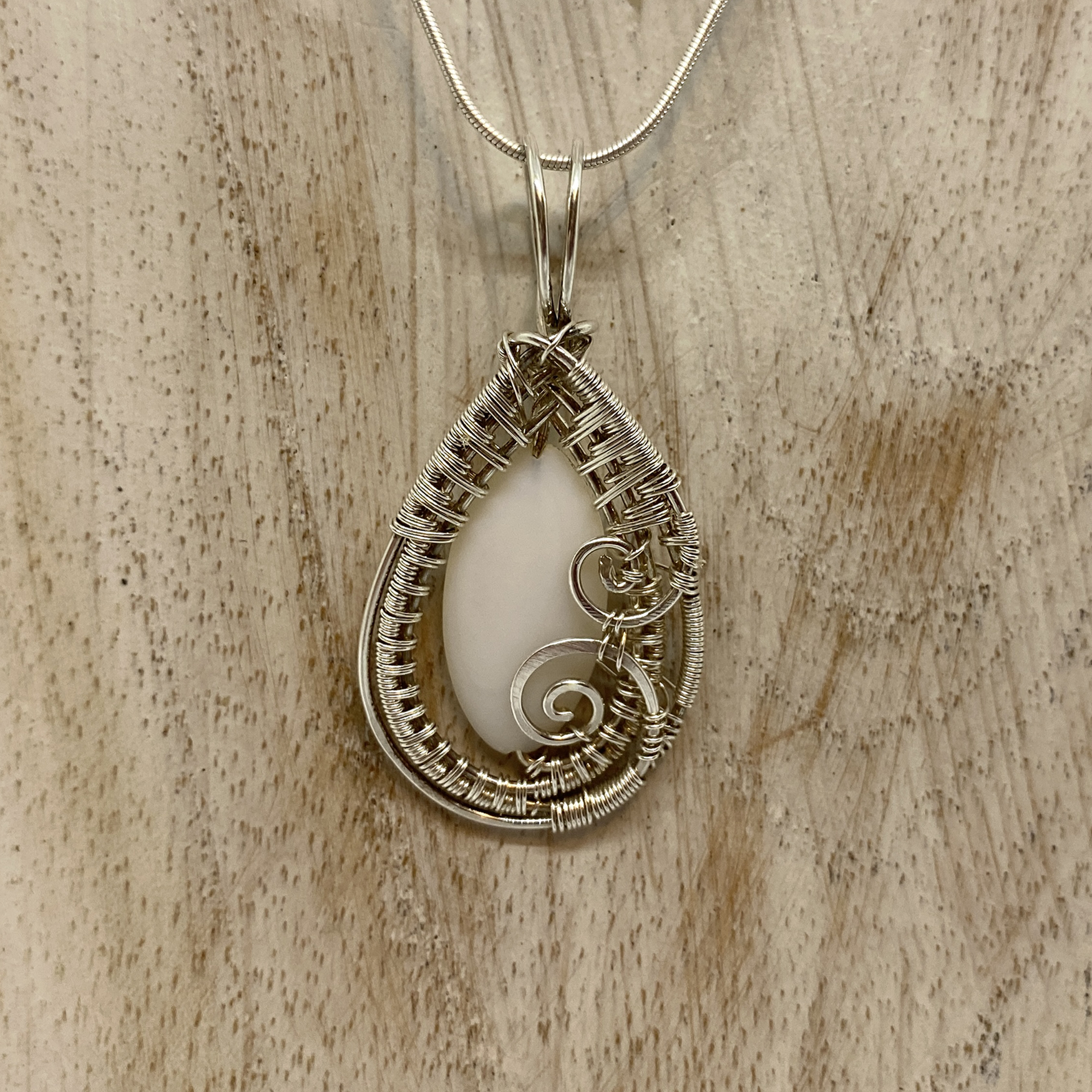 Mother of Pearl in Sterling