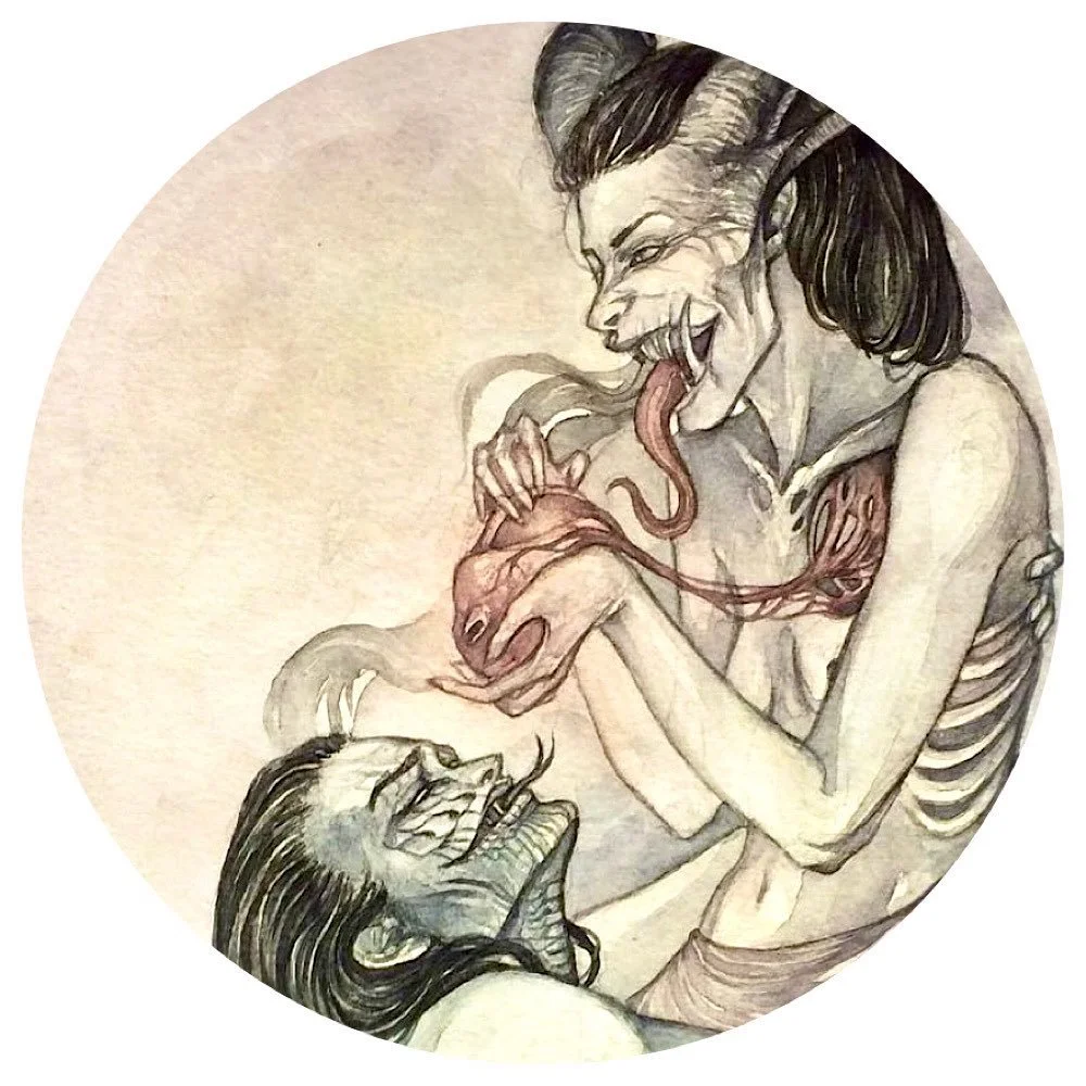 Todays throwback post- I couldn&rsquo;t not repost this right after Valentines could I? 

In all seriousness I hope you all had a great Valentine&rsquo;s weekend. I hope none of you had anything like the toxic relationship this piece was created to d