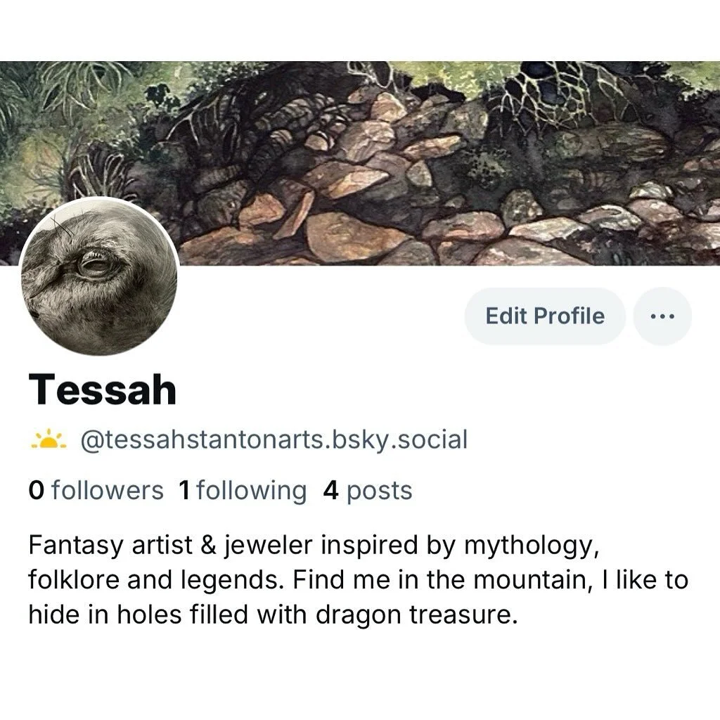 I made a decision to join BlueSky and see what&rsquo;s going on over there. (Don&rsquo;t worry I&rsquo;m not leaving Instagram, just expanding my horizons.) 

Come join me? #bluesky #art #painting #sketch #drawing