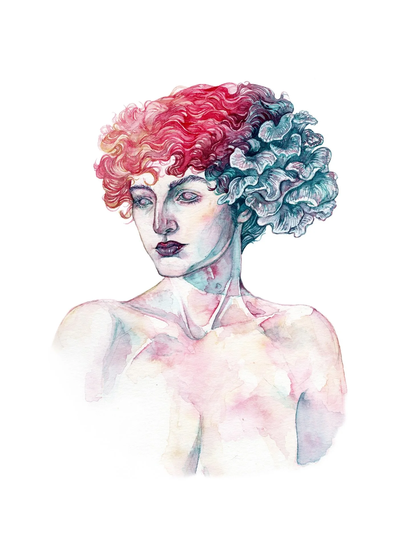 &ldquo;Glamour&rdquo; 
I finished this piece around the time I had to take a reprieve from art, but I don&rsquo;t think I ever uploaded a cleaned image. 

When people meet the fae, they look like you or I. You&rsquo;d never know the difference, until