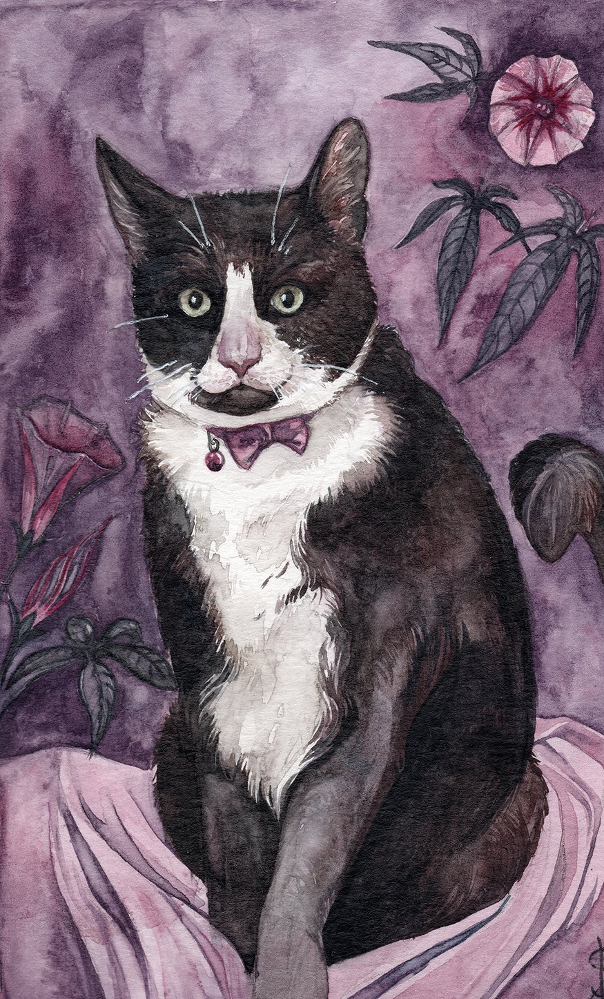 Blackie, Beloved 5x8"