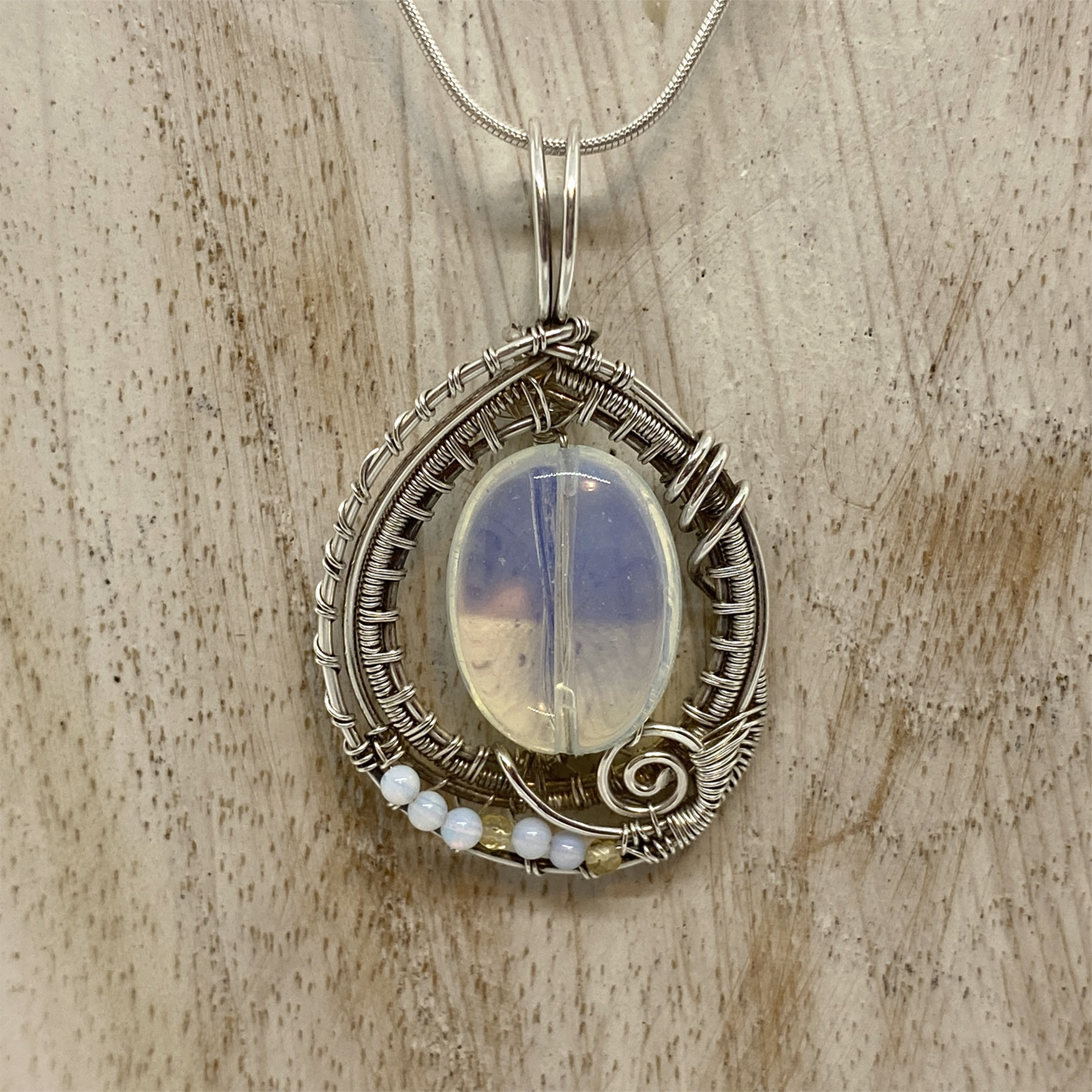 Opalite with Citrine