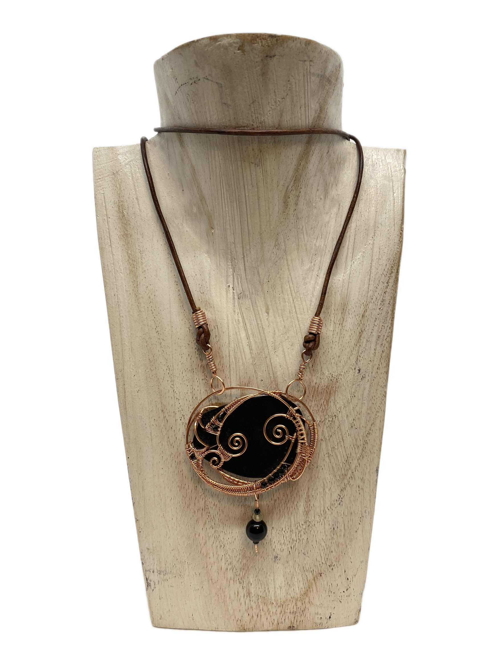 Black Tagua in Copper