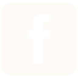 Facebook logo with white background and black lowercase 'f'
