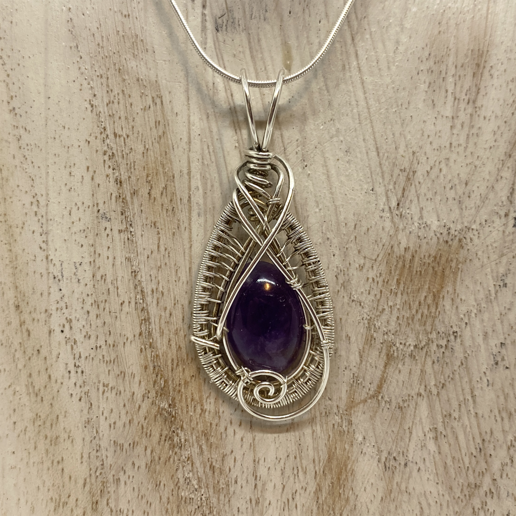 Amethyst in Sterling