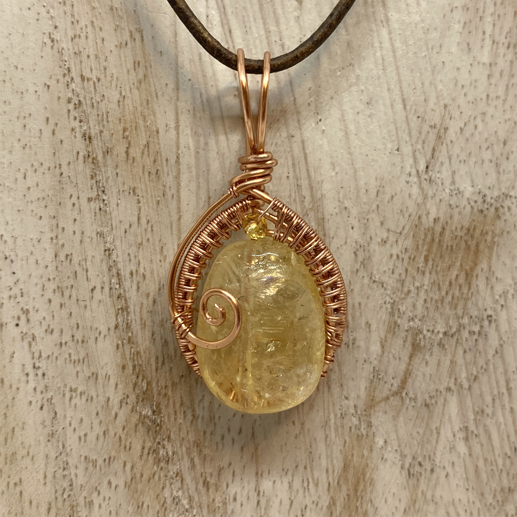Citrine in Copper