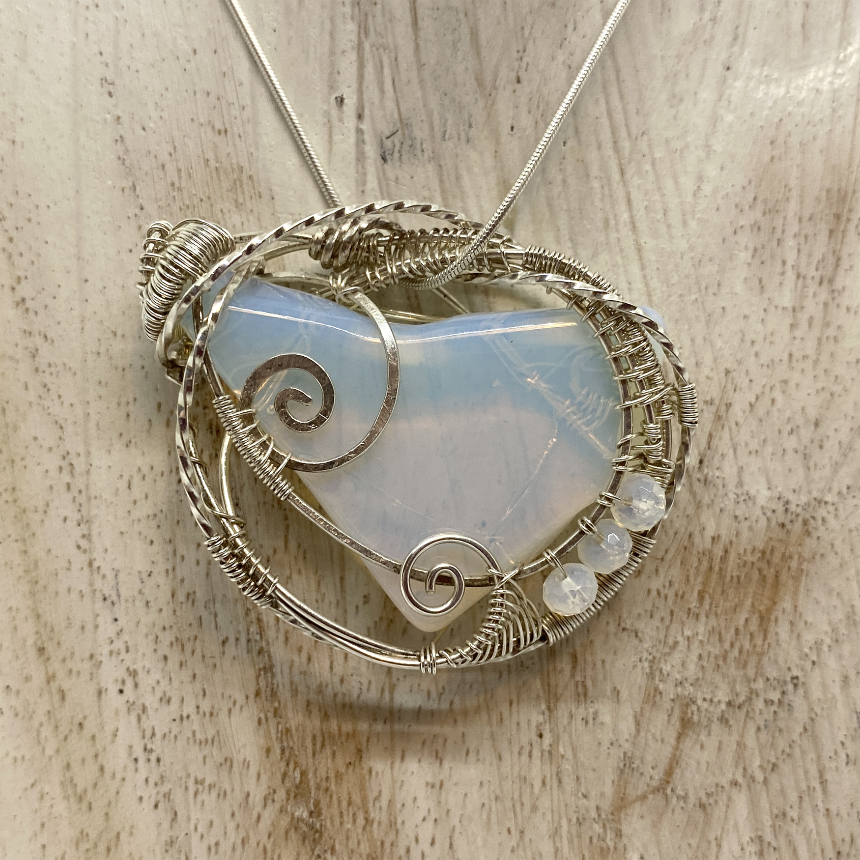 Opalite Freeform in Sterling 
