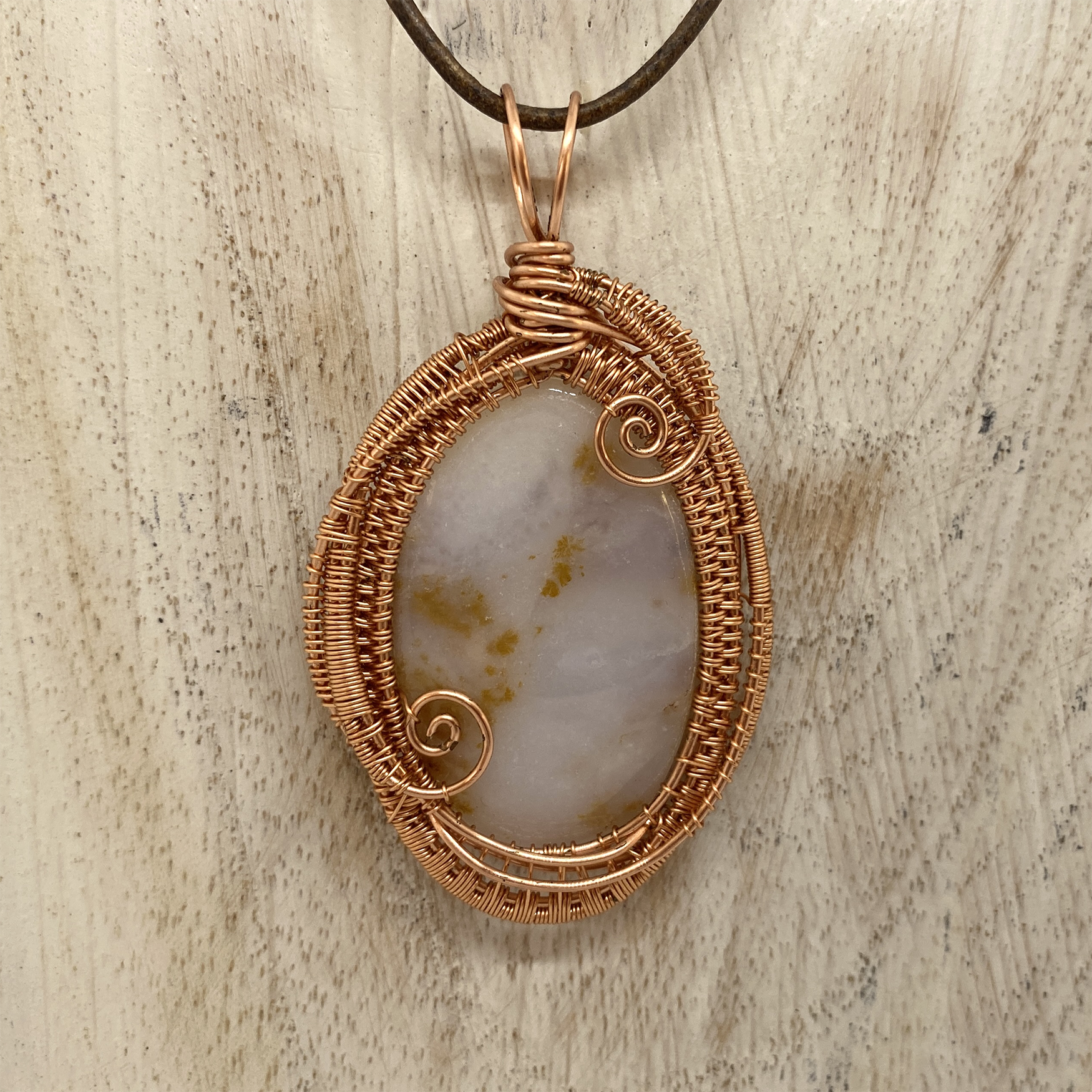 Dendritic Opal in Copper