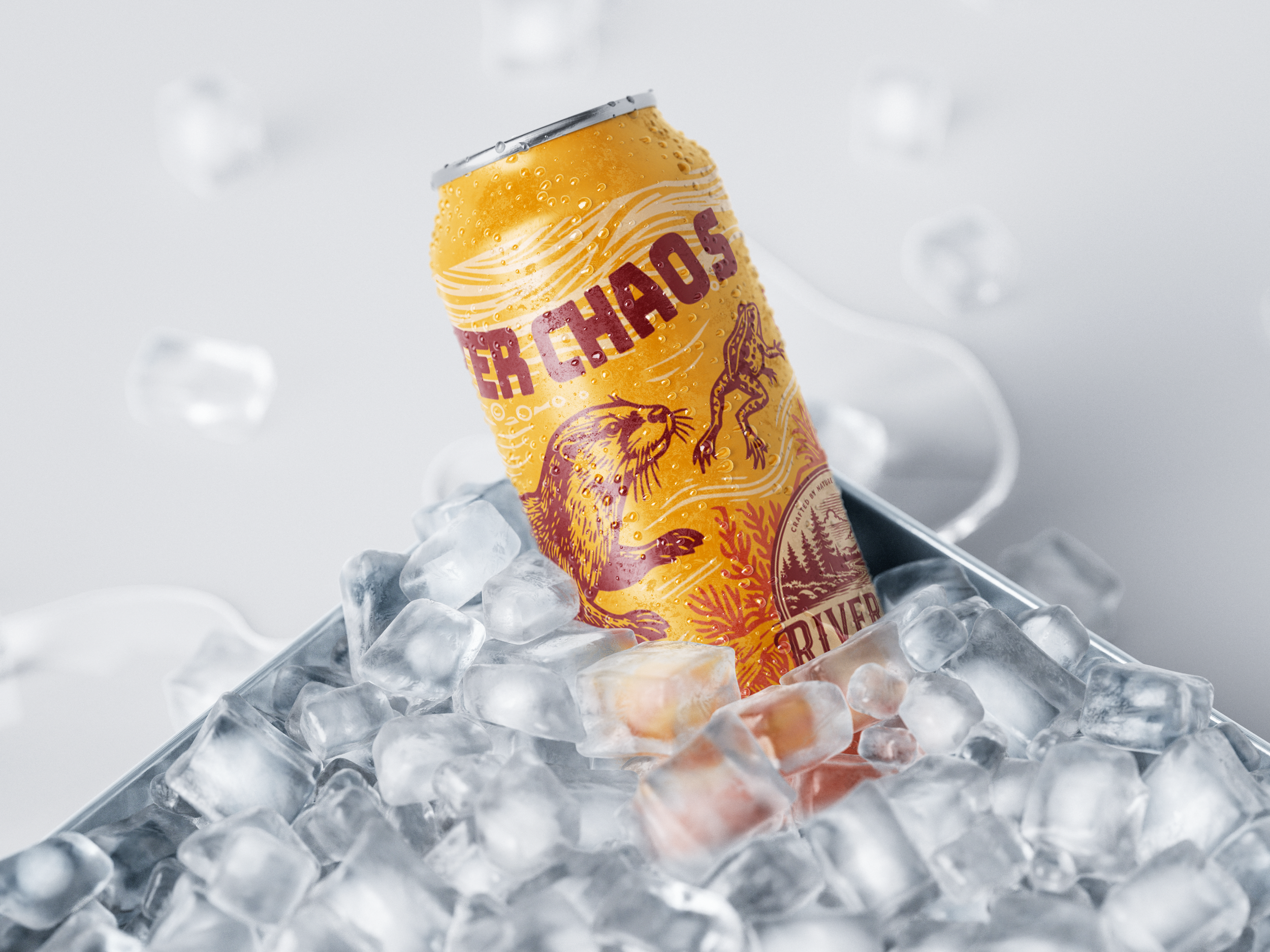 Otter Chaos IPA from Riverbends Brewery
Packaging Design