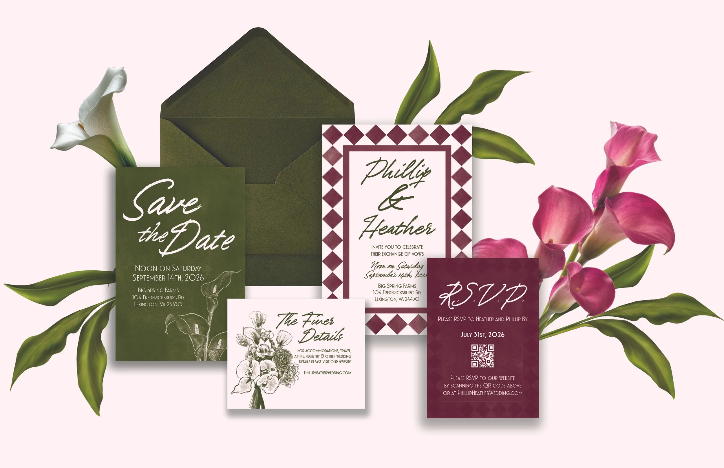 Wedding Invitation Set