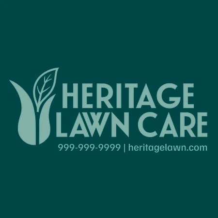 Heritage Lawn Care - Mock Company 
Full Logo Design