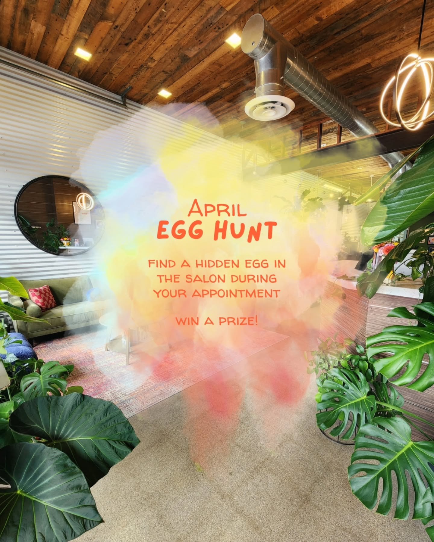 🌈🥚 oooo... prizes are cool
&bull;
🤞 Find an egg
🙌 Open it up &amp; look inside
👍 Claim your prize with your stylist
&bull;
🌈🥚15 total eggs 
&bull;
&bull;
&bull;
#hiddeneggs #easterhunt #salonprizes #cdasalon #cdastylists