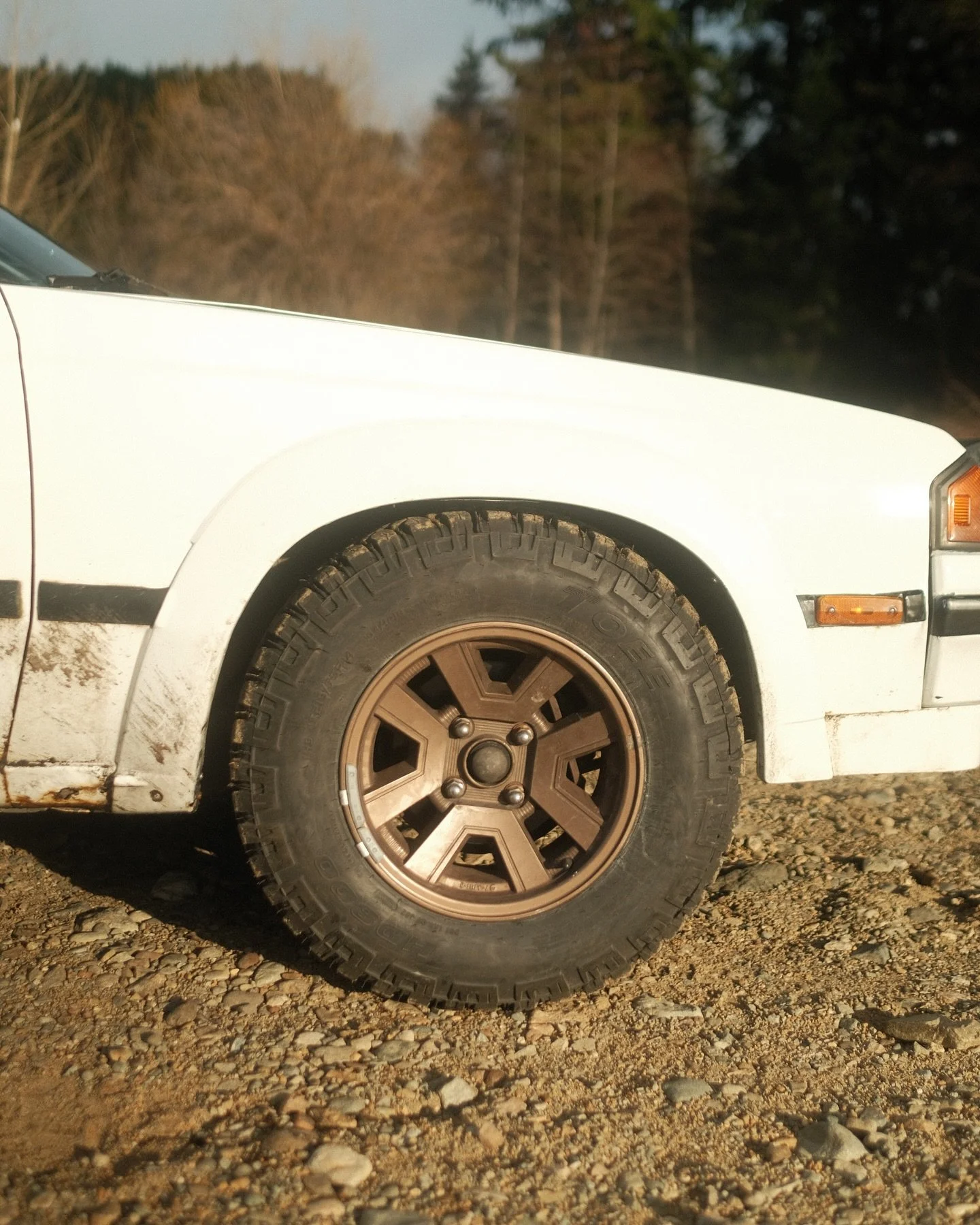 They had to add so much weight onto the rims to get it balanced right, and even still, it has a bit of a wobble. They are amazing off road though, so I can&rsquo;t complain. 

Hoping to get out to test the Celica a bit more, see what it&rsquo;s capab
