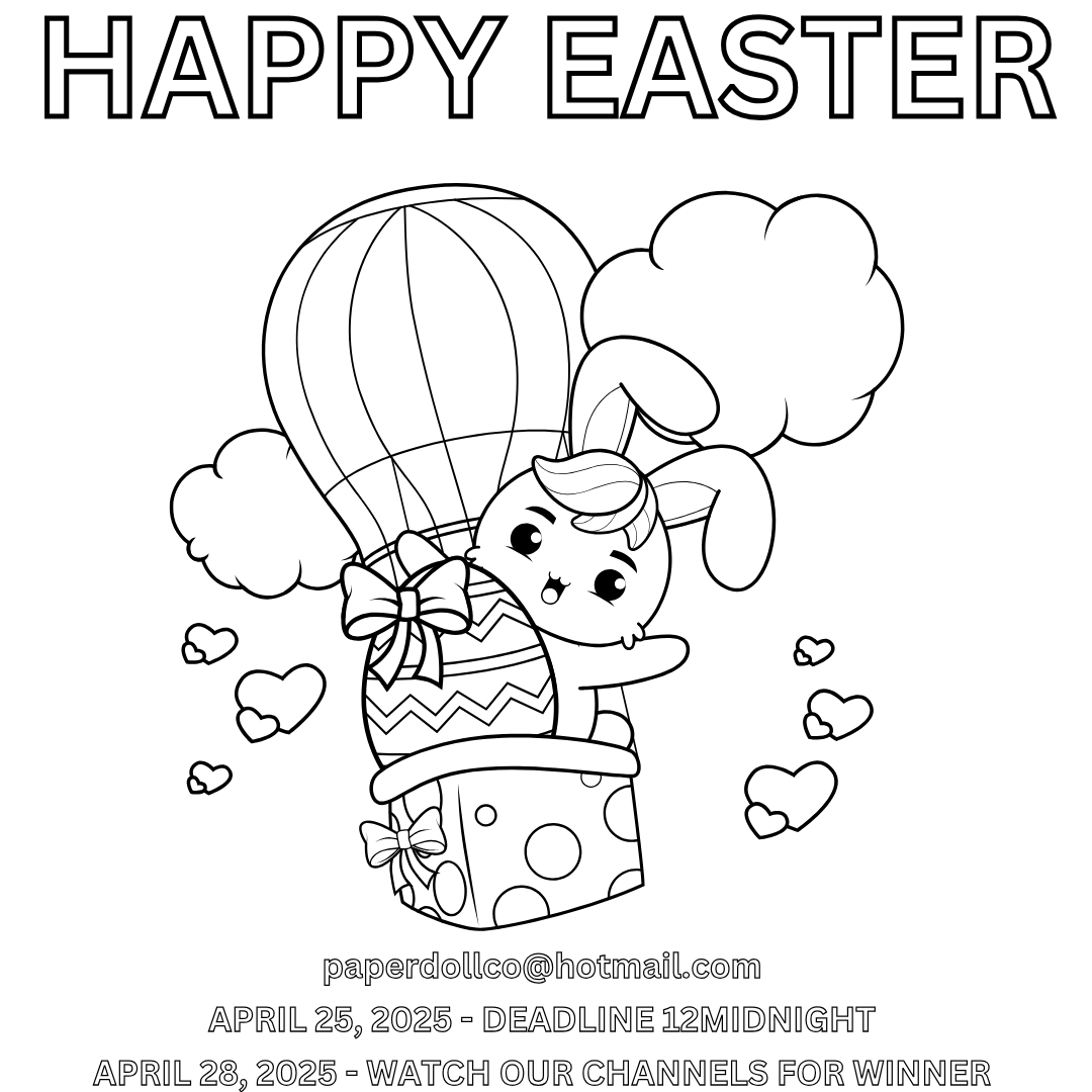The Paper Doll Princess Presents: Her first Coloring Contest!