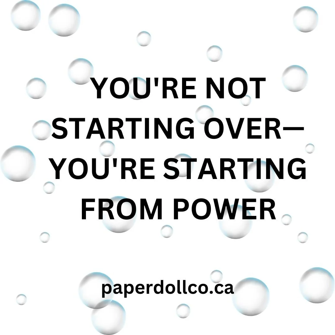 You’re Not Starting Over — You’re Starting from Power