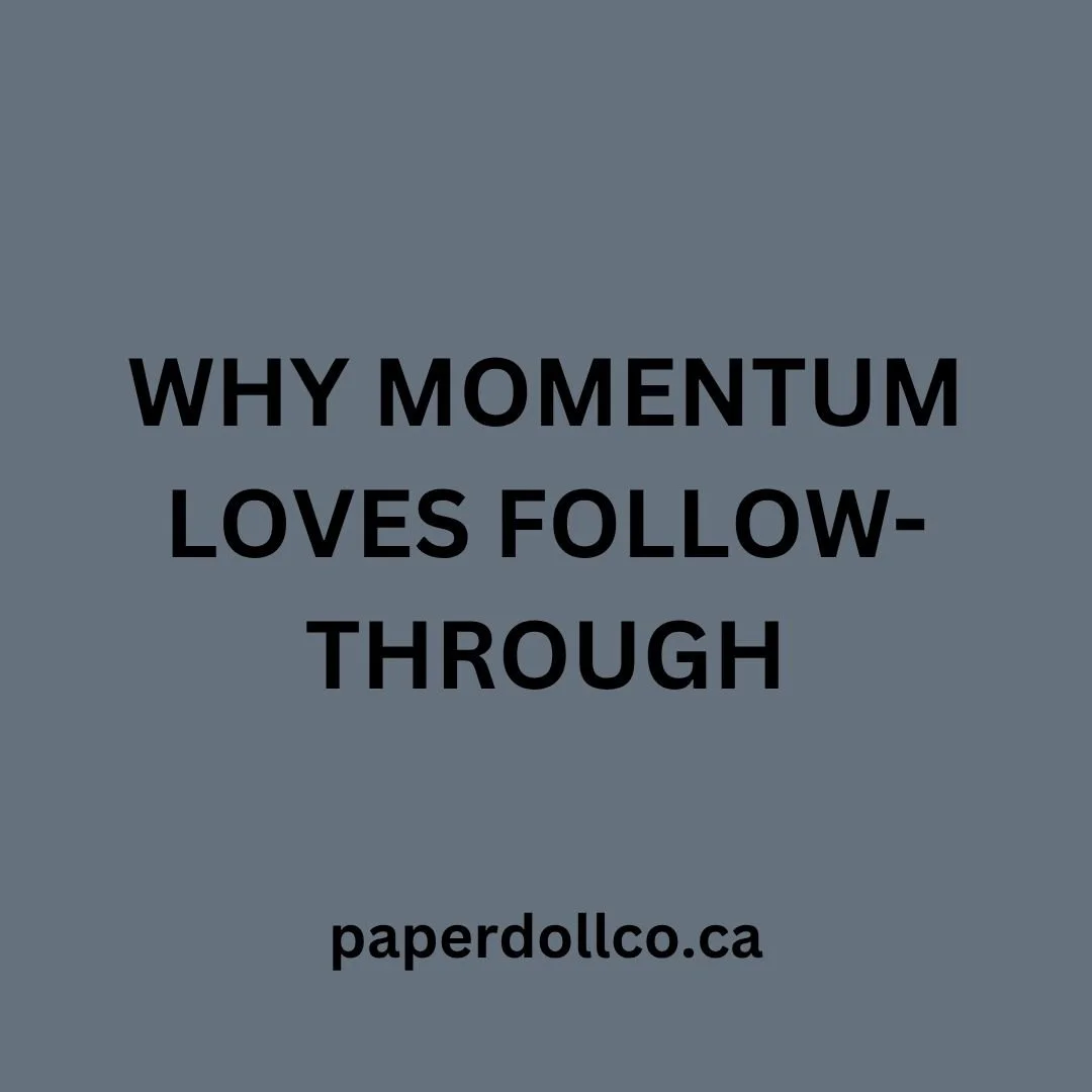 Why Momentum Loves Follow-Through