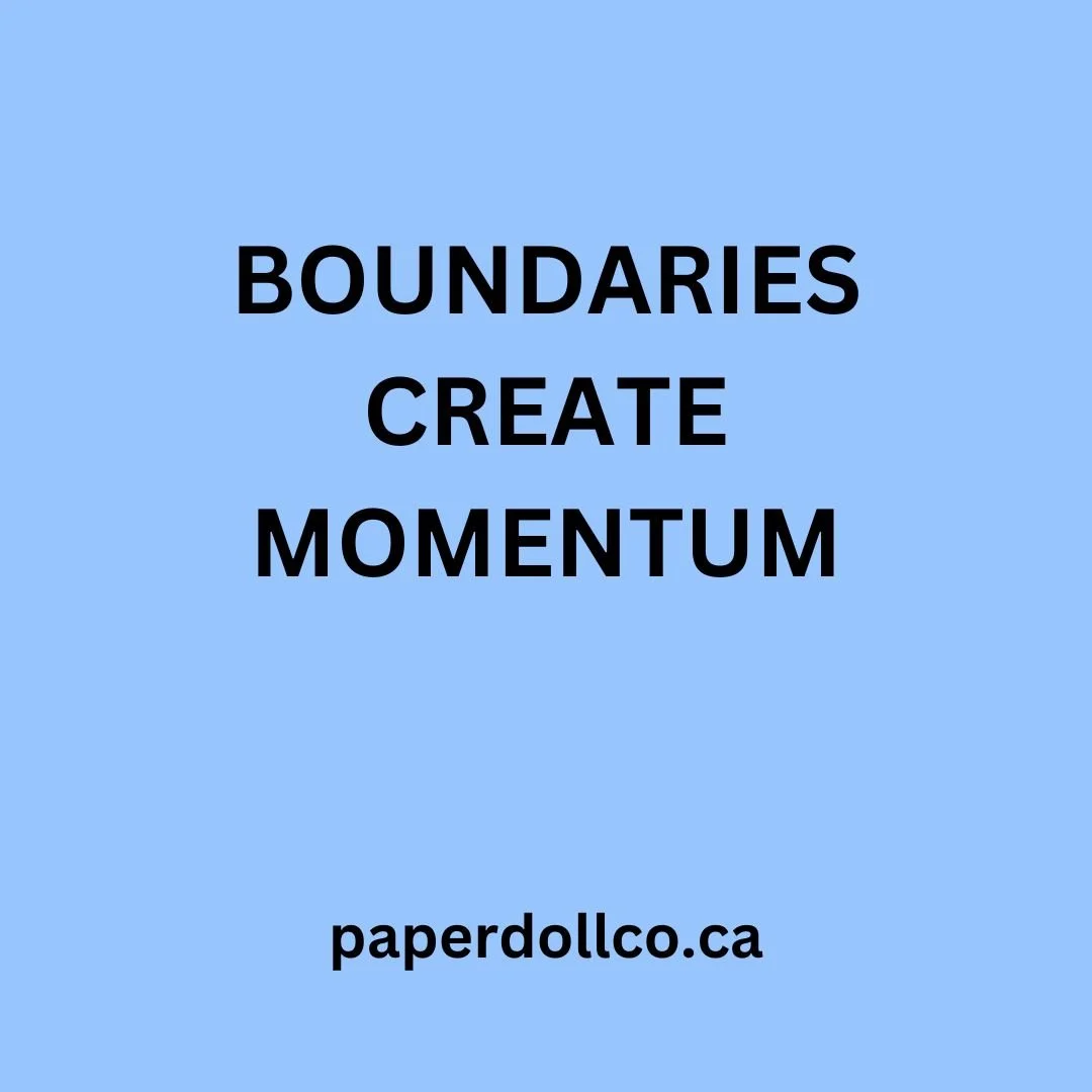 Boundaries Create Momentum