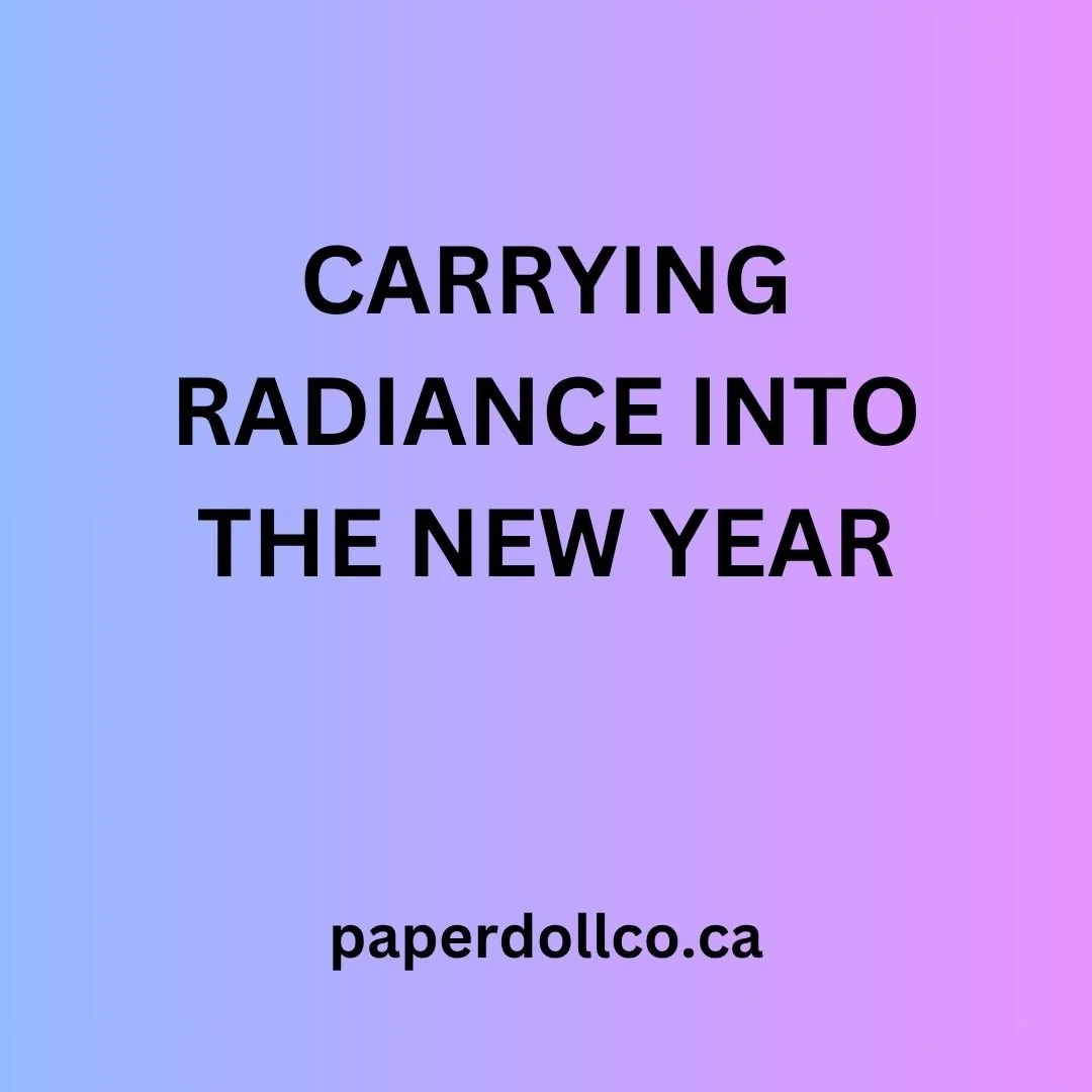Carrying Radiance Into the New Year