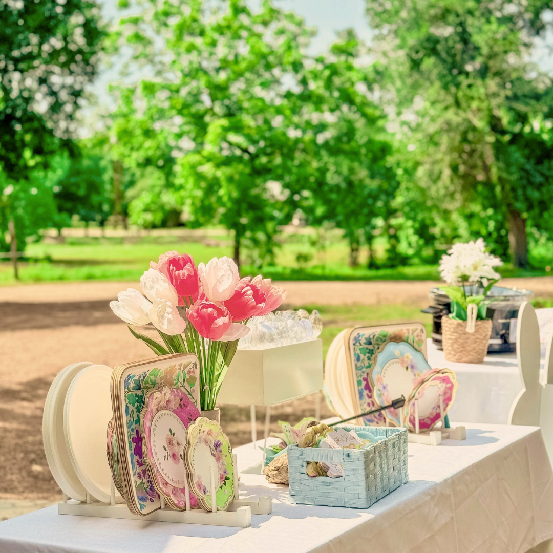 Outdoor Spring Mad Hatter Tea Party