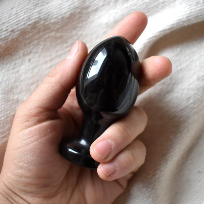 Black Obsidian Butt Plug