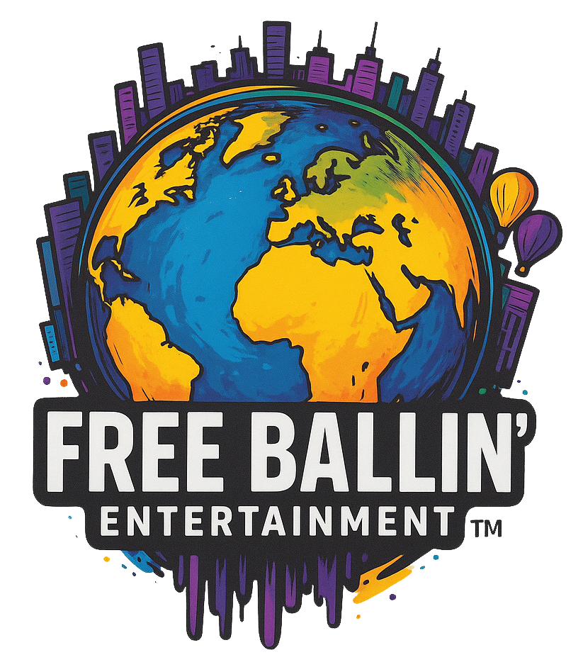 Identity design: FREE BALLIN ENTERTAINMENT