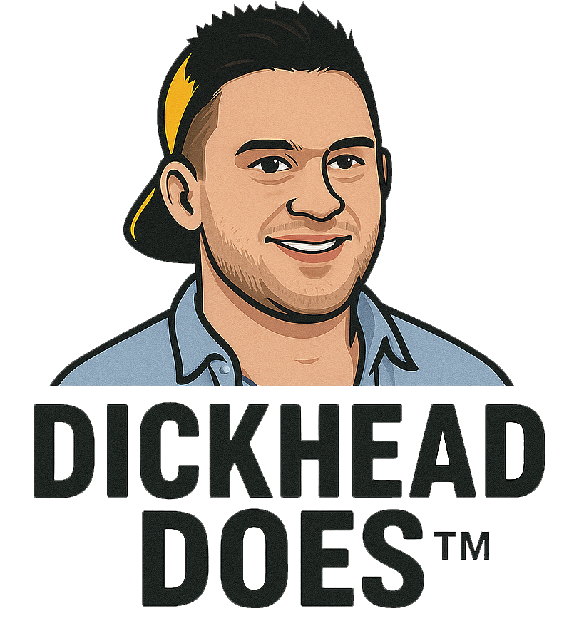 Identity design: DICKHEAD DOES