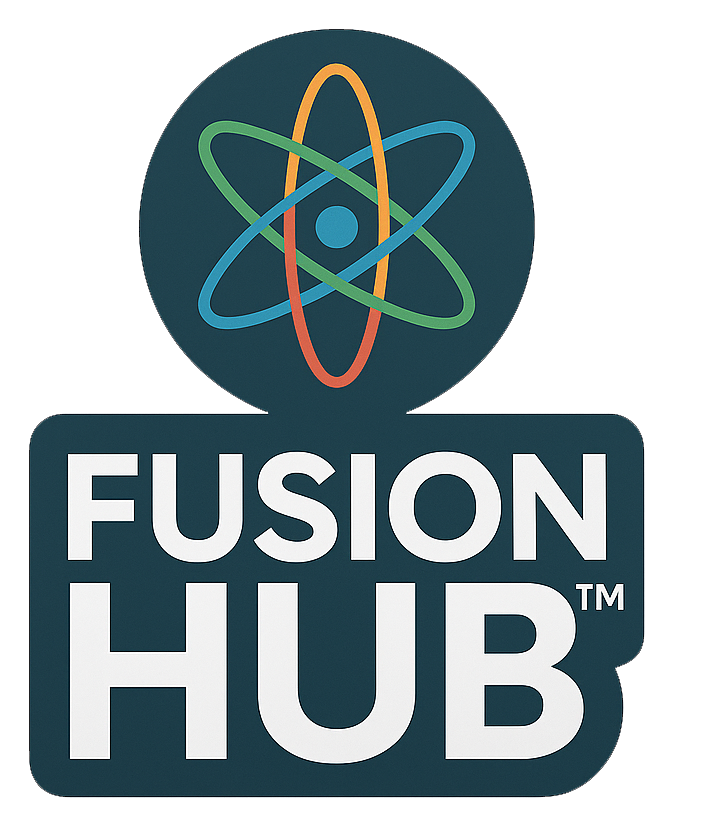 Identity design: FUSION HUB