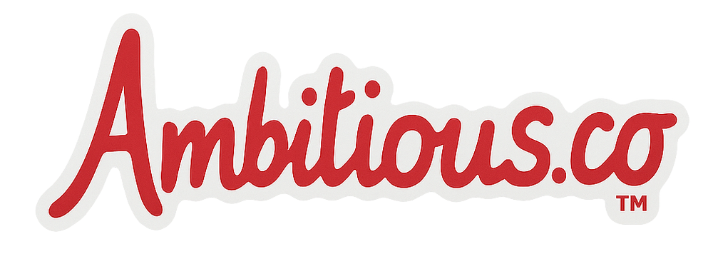 Identity design: AMBITIOUS CO