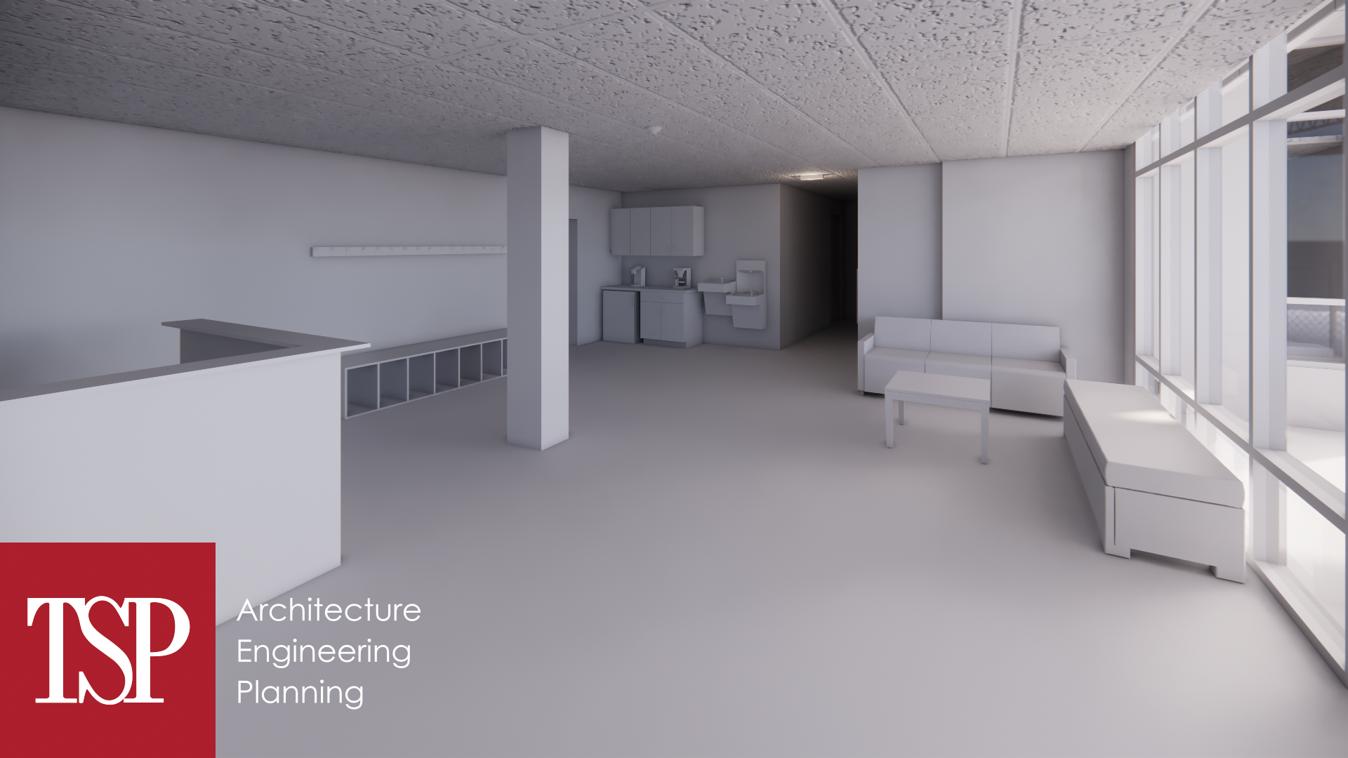 TSP Architecture Engineering Render of Among Friends ADC