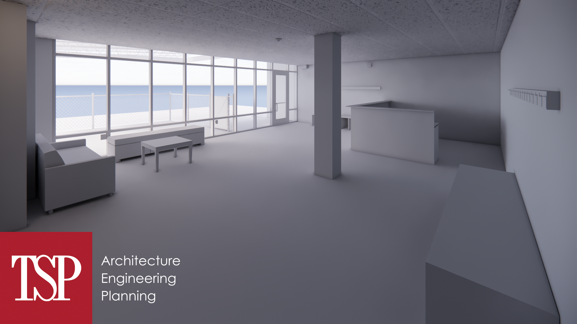 TSP Architecture Engineering Render of Among Friends ADC