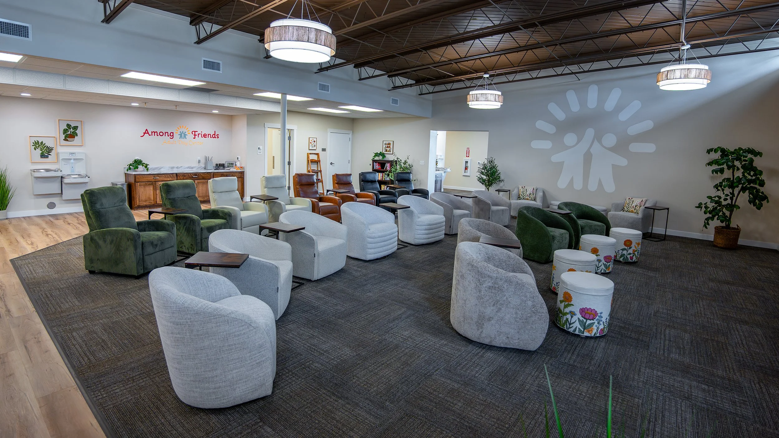 Activity area inside Adult Day Center in Casper, Wyoming