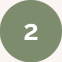Green circle with the number 2 in white text inside