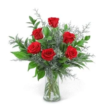Classic Red Rose Arrangement