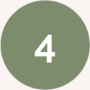 Green circle with the number 4 in white