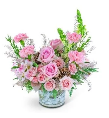 Blush Winter Garden Arrangement