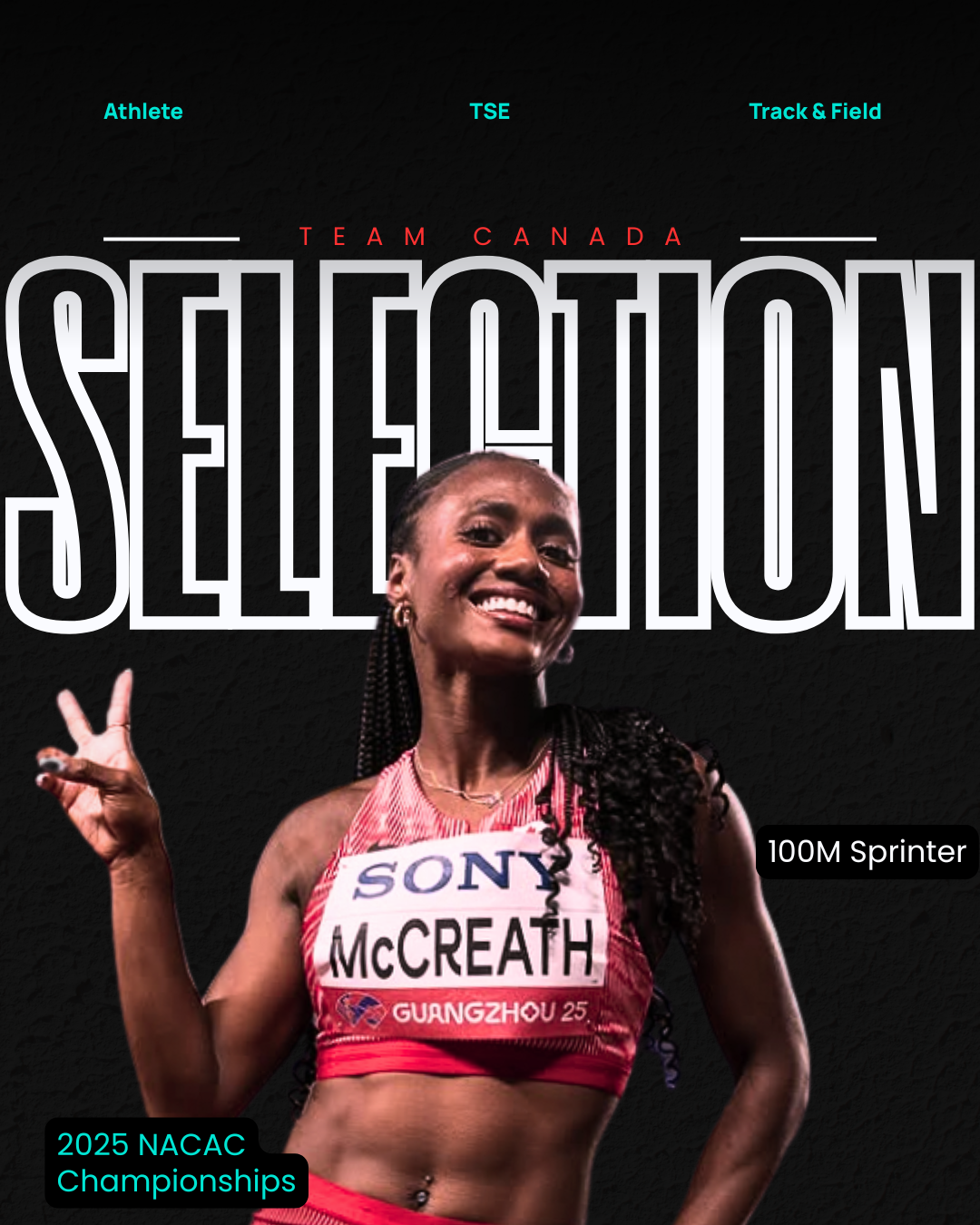 Sadé McCreath Selected for Team Canada at 2025 NACAC Championships