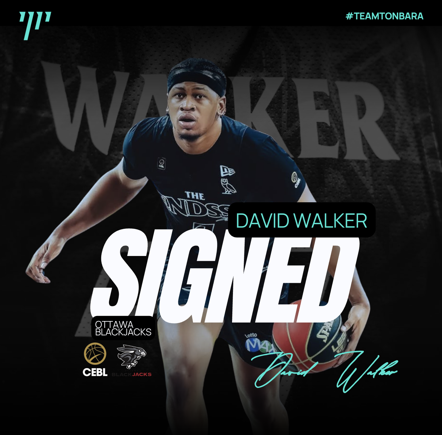 David Walker Signs with Ottawa BlackJacks