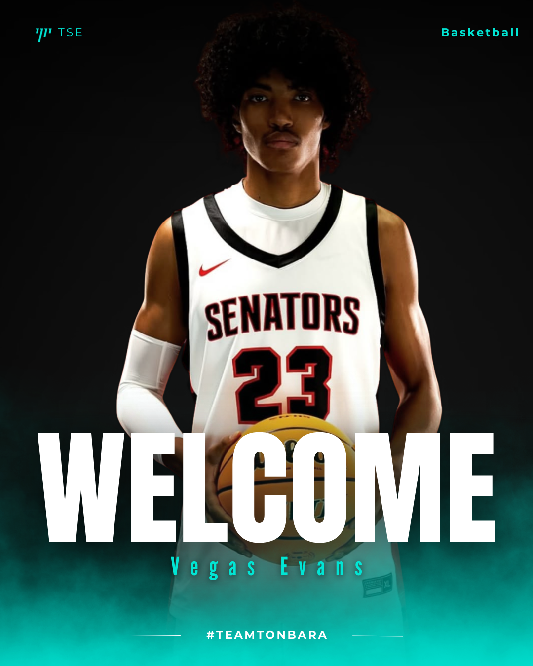 TONBARA SPORTS &amp; ENTERTAINMENT SIGNS 6’8” STANDOUT VEGAS EVANS FOR EXCLUSIVE NIL REPRESENTATION