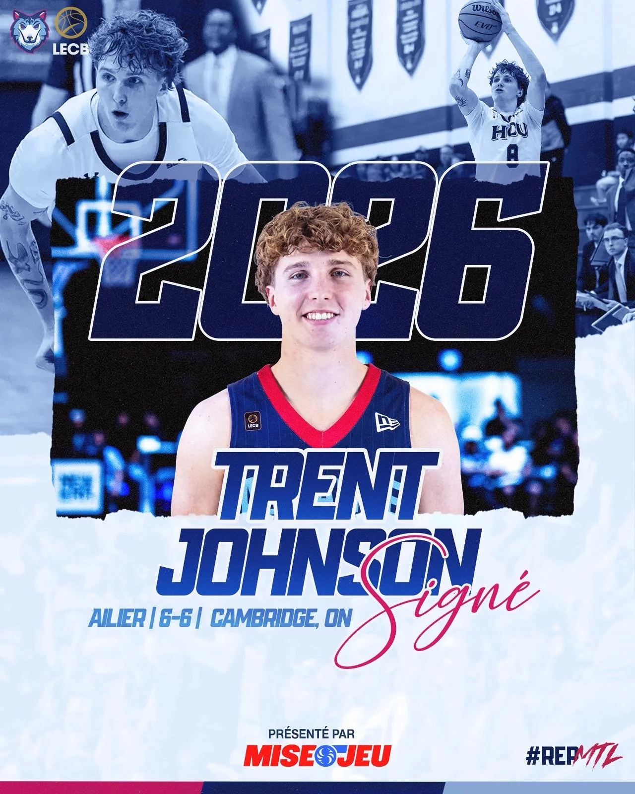 Tonbara Sports Client Trent Johnson Signs Professional Contract with Montreal Alliance